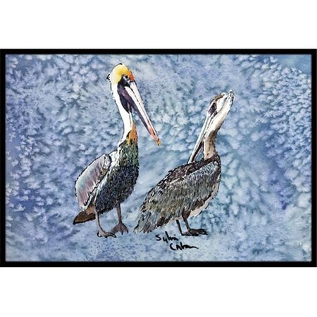 CAROLINES TREASURES Carolines Treasures 8409-JMAT 36 x 24 in. Pelican Indoor Or Outdoor Doormat 8409-JMAT